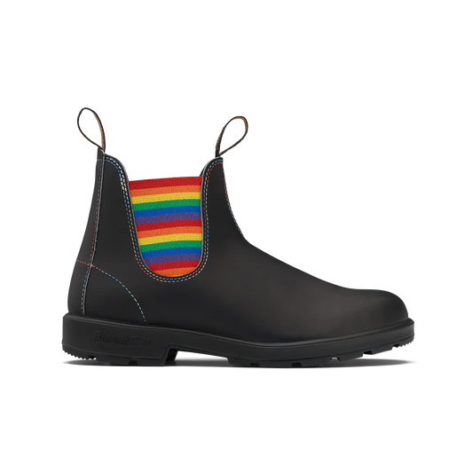 Blundstone Original Black with Rainbow Elastic Boot, 2105