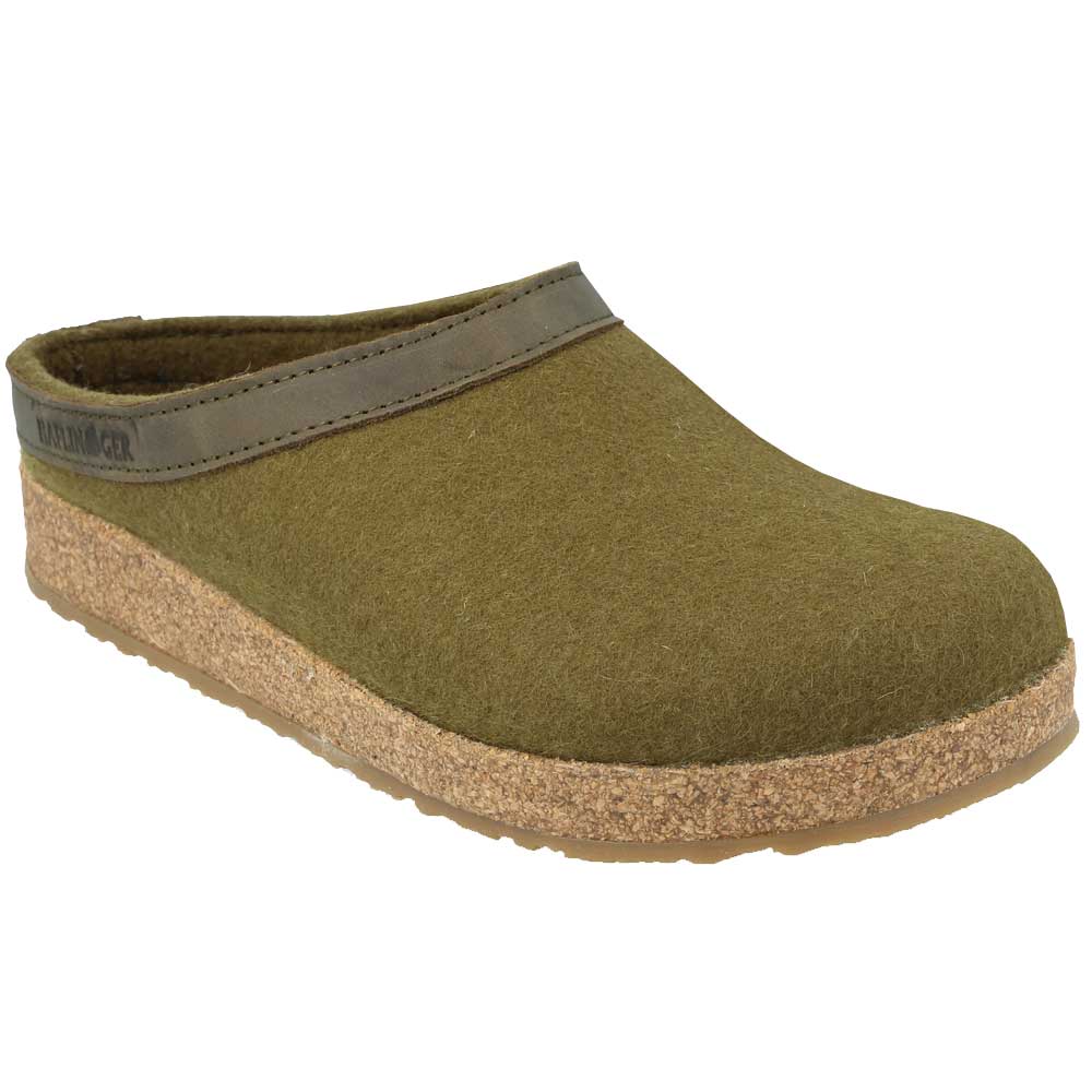 Grizzly Slipper - Leather Trim