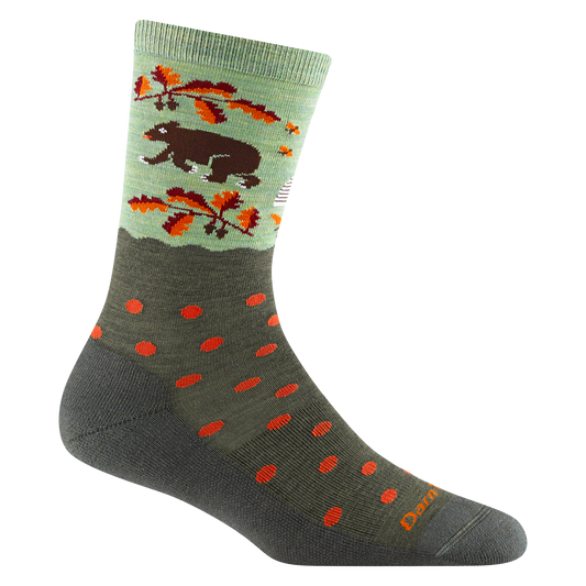 6105 - Women's Wild Life Light Cushion Crew Sock