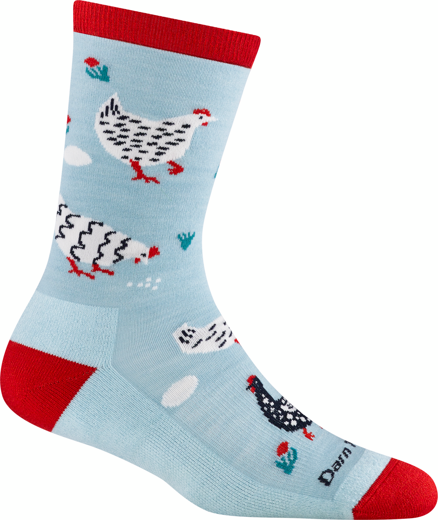 6114 - Women's Mother Clucker Crew Lightweight Lifestyle Sock