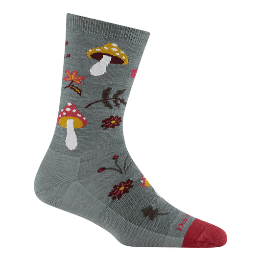 6133 - Women's Shroom Bloom Crew Lightweight Lifestyle Socks