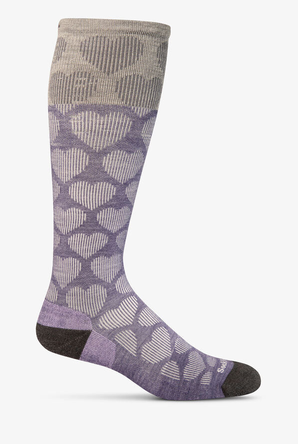 Women's Heart Throb Compression Sock, 15-20 mmHG