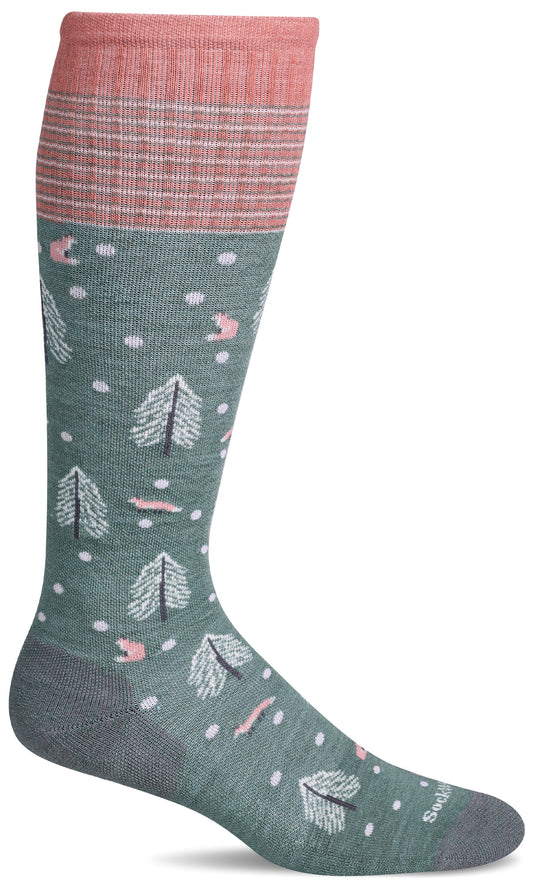 Women's Fox Play Compression Sock, 20-30 mmHg