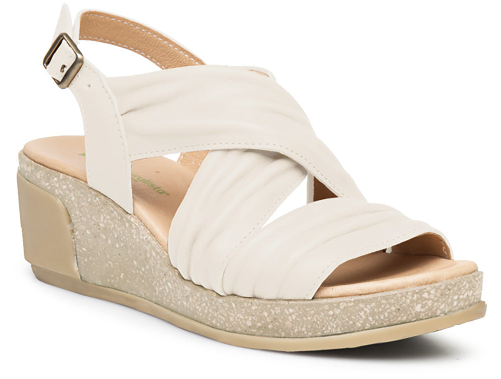 Leaves Platform Wedge Sandal, N5117