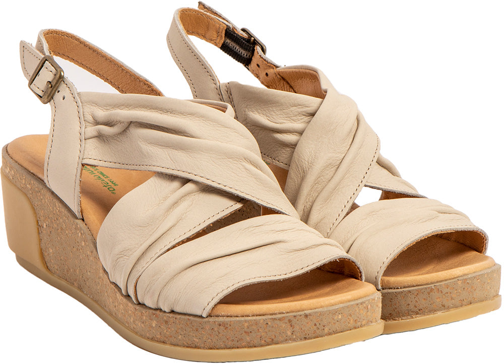Leaves Platform Wedge Sandal, N5117
