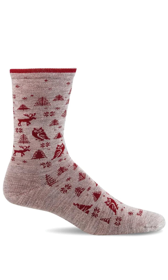Women's Foresty Crew Sock, Essential Comfort