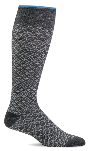 Women's Featherweight Fancy Compression Sock, 15-20 mmHg