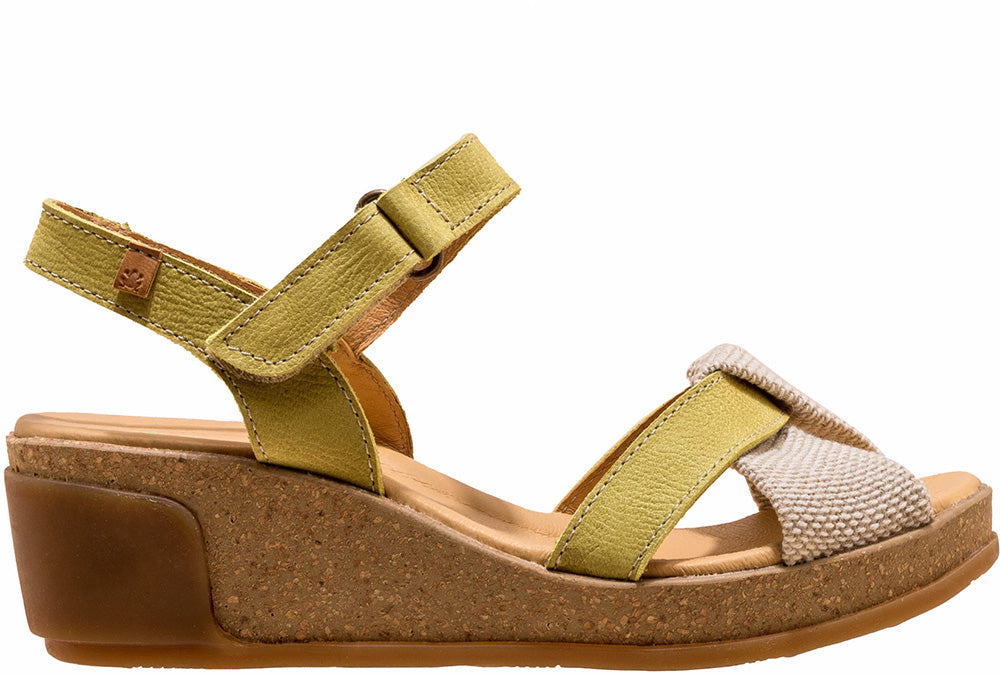 Leaves Platform Wedge Sandal, N5038