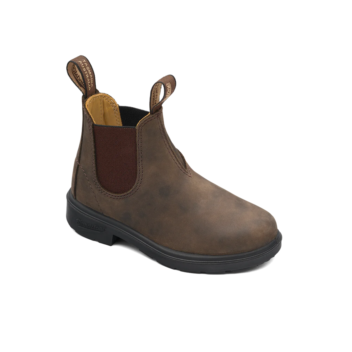 Blundstone Youth Rustic Brown Boot, 565Y