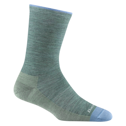 6012 - Women's Solid Lifestyle Crew Sock