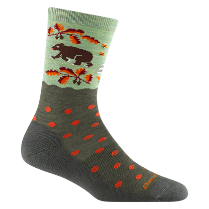 6105 - Women's Wild Life Light Cushion Crew Sock