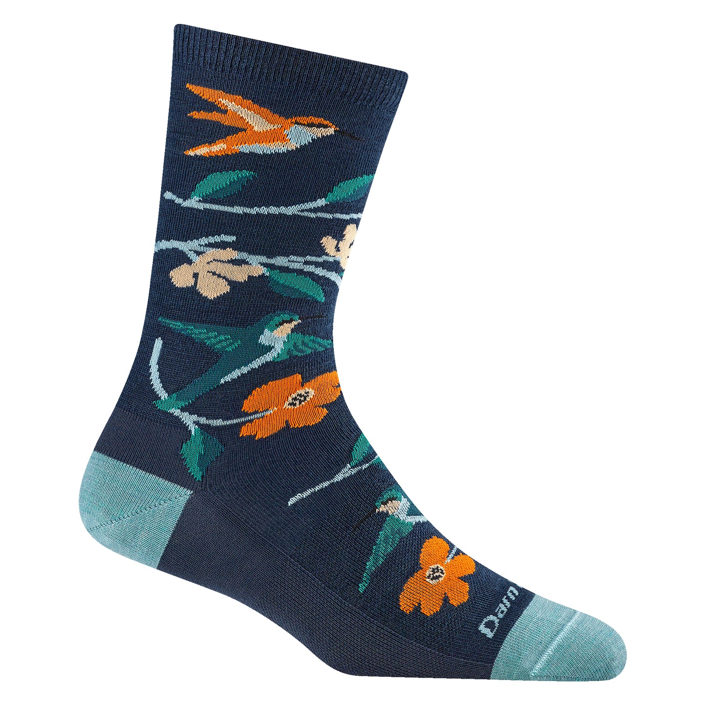 6121 - Women's Birds of a Feather Crew Lightweight Lifestyle Sock