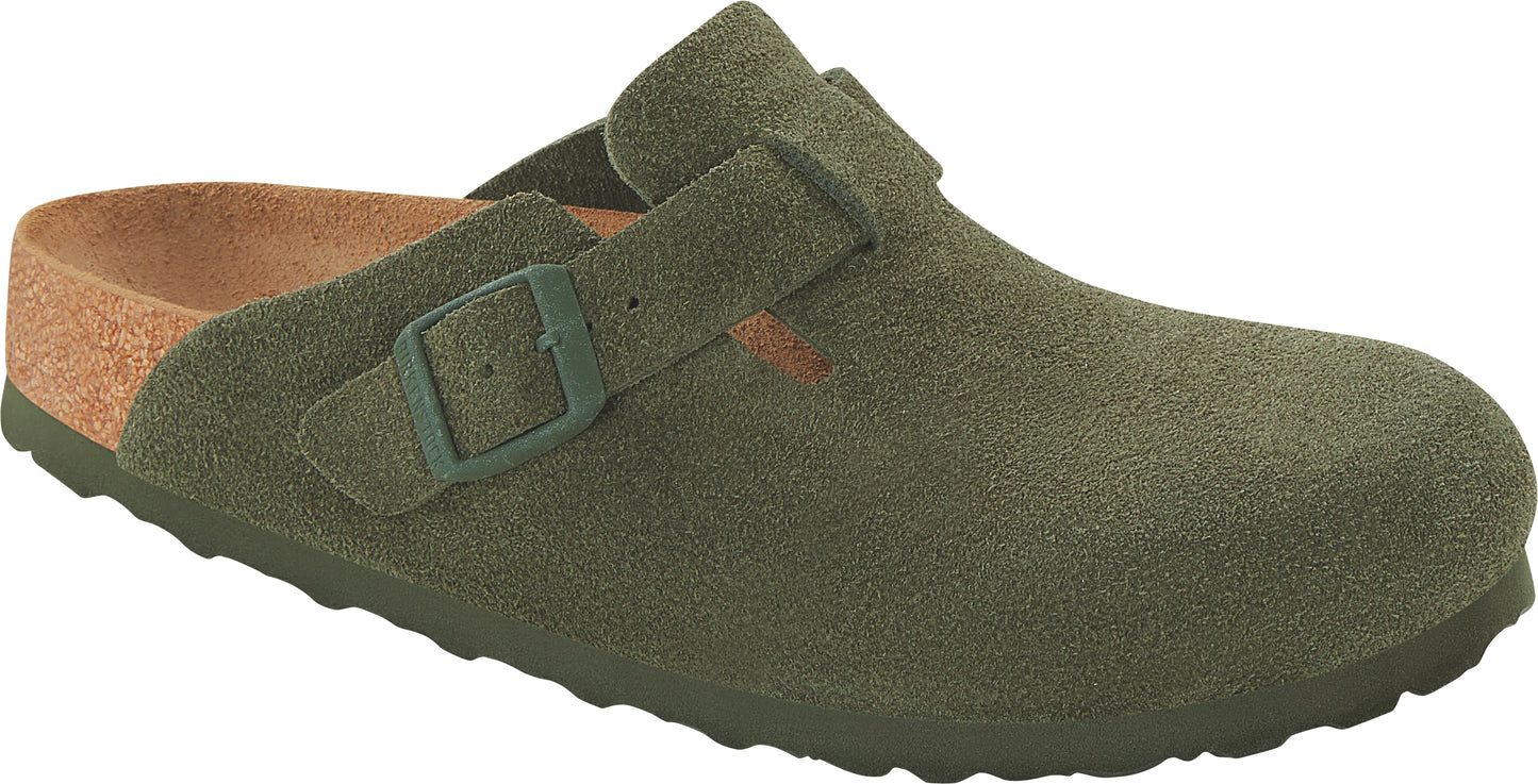 Boston Suede Soft Footed Clog