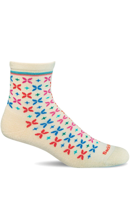 Women's Jumping Jacks Quarter Essential Sock