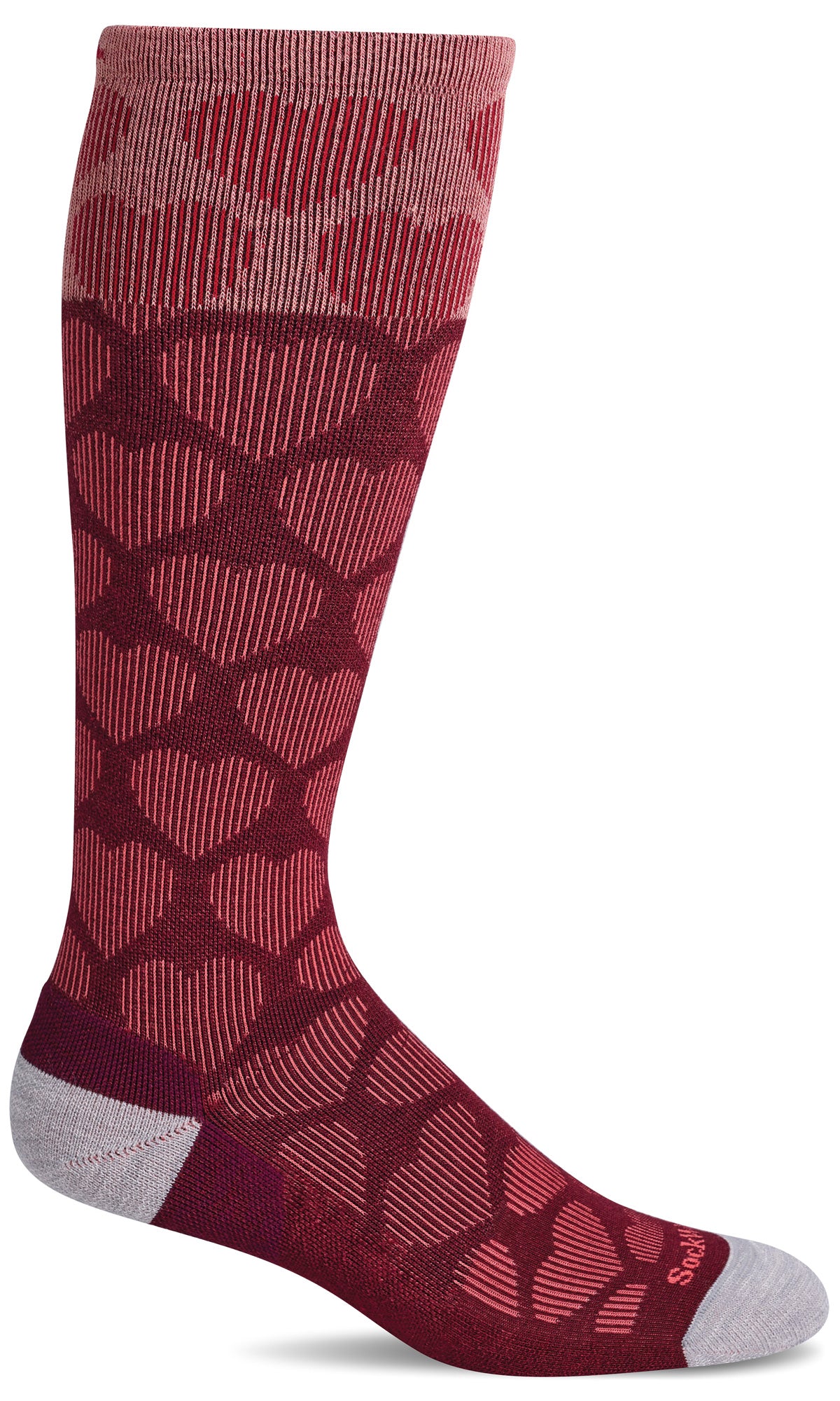Women's Heart Throb Compression Sock, 15-20 mmHG