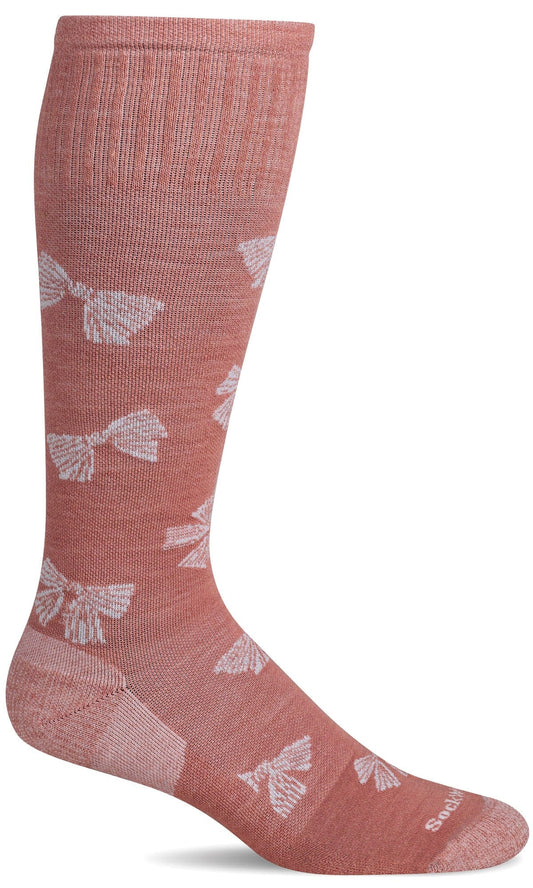 Women's Bows Compression Sock, 15-20 mmHg