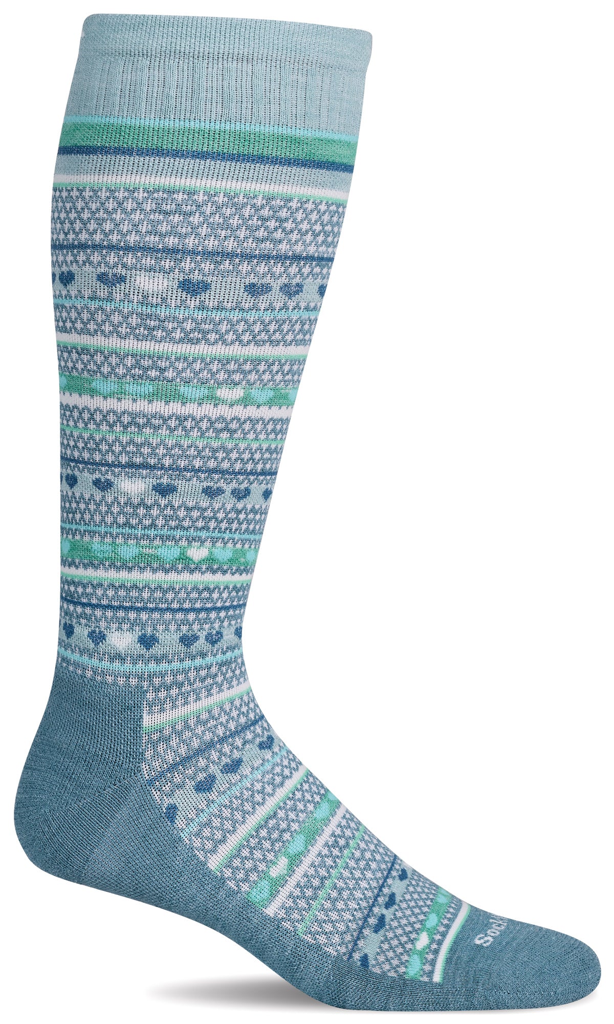 Women's Heartlink Compression Socks, 20-30 mmHg