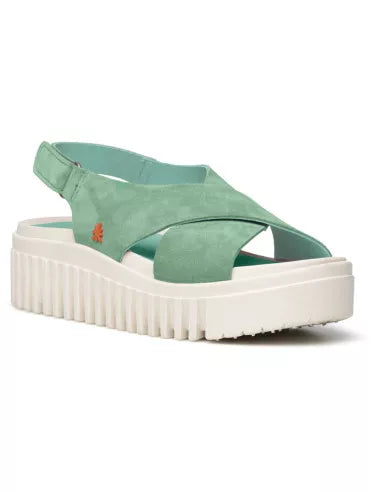 Brighton Suede Platform Sandal, 1574S