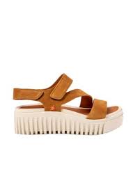 Brighton Suede Platform Sandal, 1573S