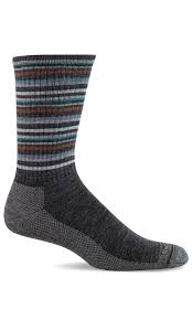 Men's Camp Stripe Essential Comfort Crew Sock
