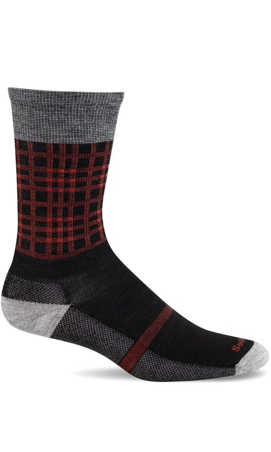 Men's Camp Plaid Essential Crew Sock