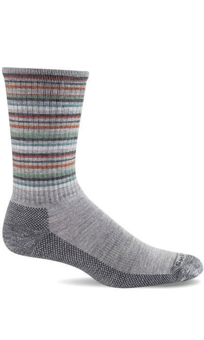 Men's Camp Stripe Essential Comfort Crew Sock