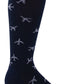 Men's In Flight Compression Sock, Charcoal 15-20 mmHg