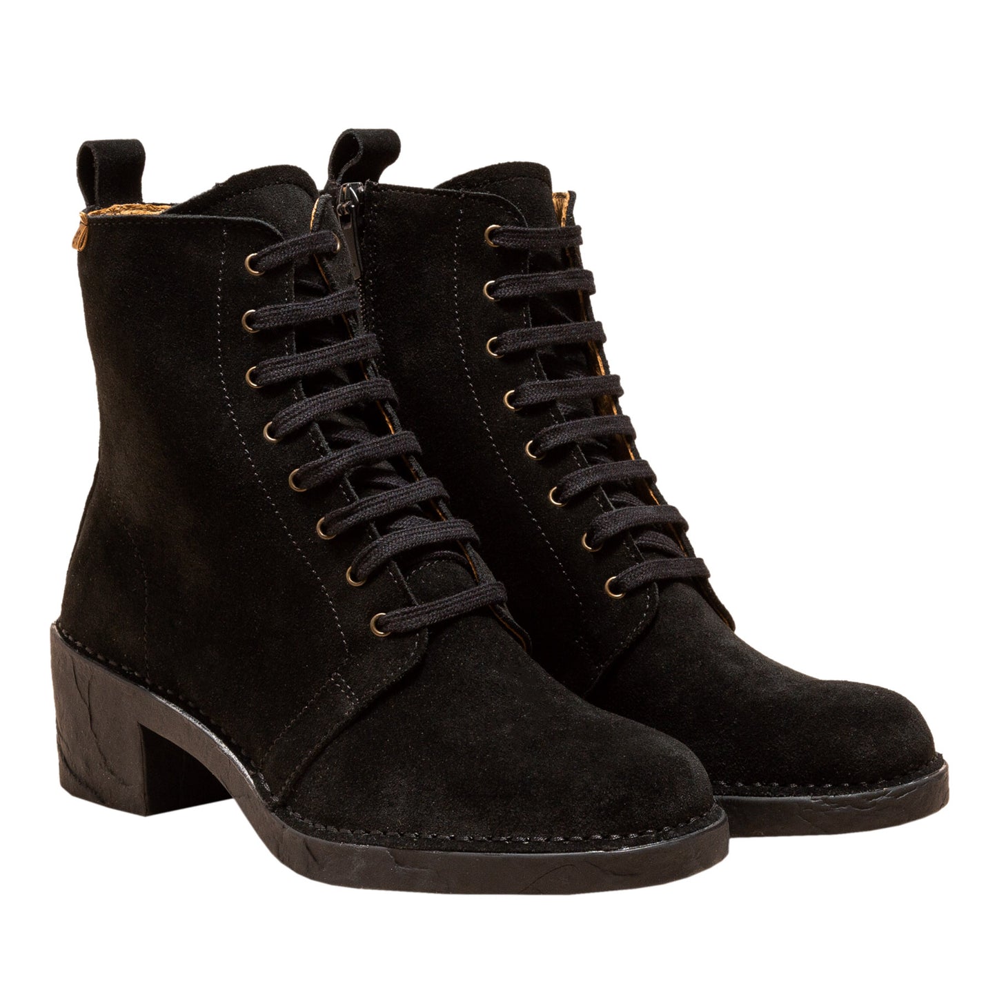 Ticino Lace Up Heeled Boot, N5660