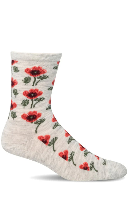 Women's Poppy Essential Comfort Crew Sock